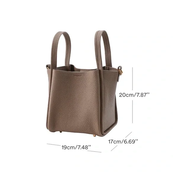 Songmont Medium Song Bag - Taupe Leather - Picture 3 of 8